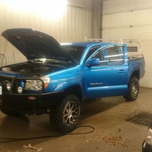 speedway blue in the detail shop