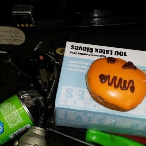 Mmmmm....Halloween donut