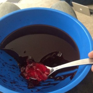 And now I'm just sitting here eating 4 boxes of cherry jello.