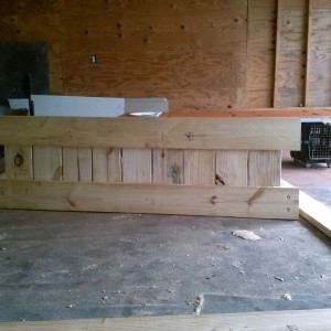 Super fancy foot board for this king size bed