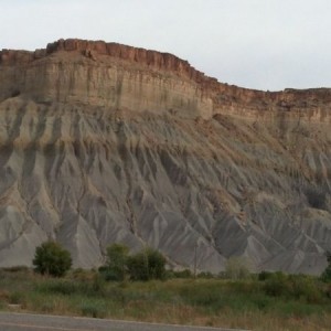 End of Cathedral Valley drive. Dick Badge of Approval.