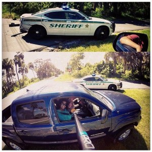 My girlfriend and I just witnessed this sheriff get hit and yes it was his 