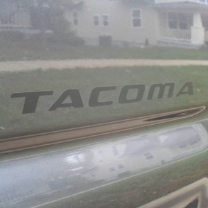 New Vinyl Tacoma Emblem