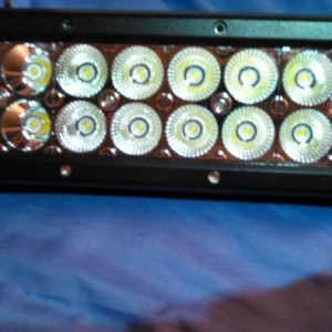 LED lightbar backlighting