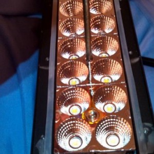 LED lightbar backlighting