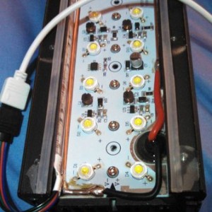 LED lightbar backlighting