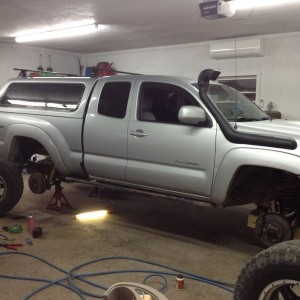 Rebuild rear brakes and tire rotation too!