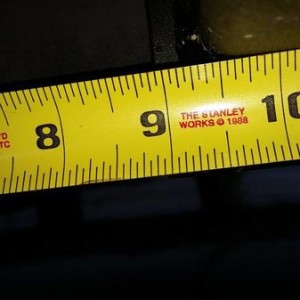 Slider measurements 2