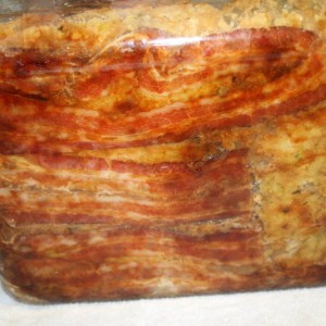 quail  & bacon