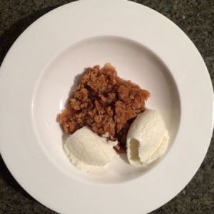 Apple crisp with fresh hand picked apples :thumbsup: