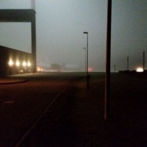 Work is a little slow tonight, so much fog