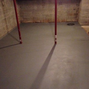 Well I got a quarter of the basement floor painted.