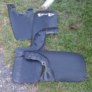 Mudflaps had to go Day 1