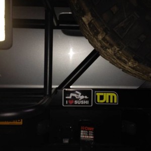 BruteForceFab rear bumper and swing out!