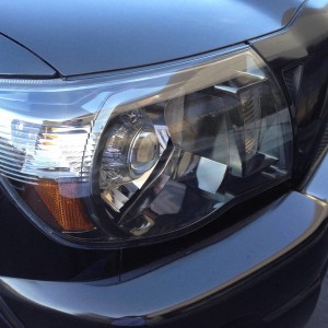 Day - passenger side headlight