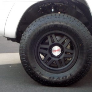 truck after suspension, wheels & tires