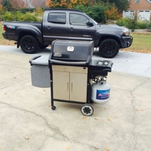 Grilling and the truck before some Halloween stuff