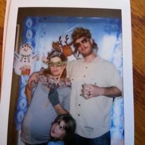Just found the poloroid snaps from last years Christmas party.