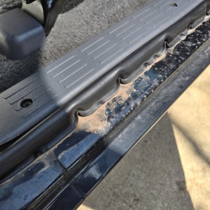 The muddy snowmelt did this...