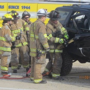 Extrication demonstration today...was a pretty nice on 37's, but he ha