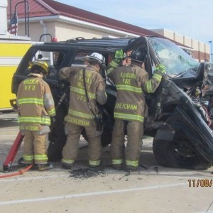 Extrication demonstration today...was a pretty nice on 37's, but he ha