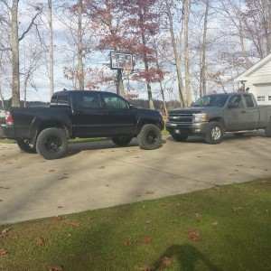 Loling at dad's Silverado