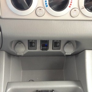 new lower dash panel, heated seats switches, usb charger & port