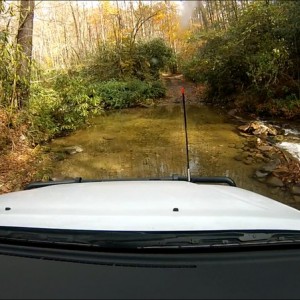 First creek crossing, Hurricane Creek Trail