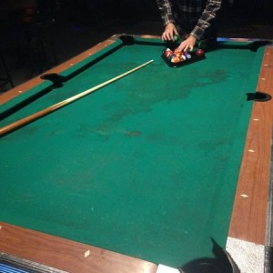 Workds most ghetto pool table