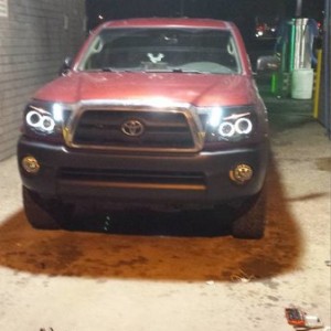 Red 2005 Tacoma SR5