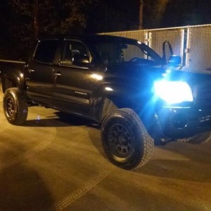 with the lift finally on
