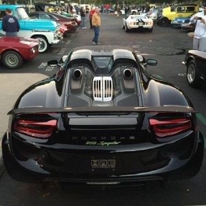 Cara and coffee this morning. 918 Spyder