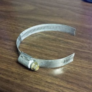 Apparently King doesn't send good clamps for their reservoirs. This on