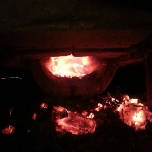 For wood heat thread