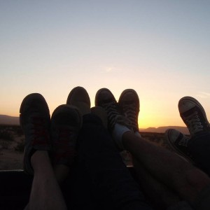 tacoma, friends and a desert sunset