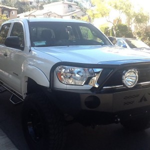 2012 Toyota Tacoma pre-runner with Aluminess bumper