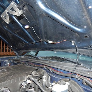 Hood scoop lightbar bracket for 05-11 Tacoma