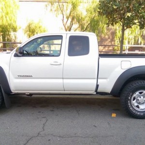 Tires on, no lift