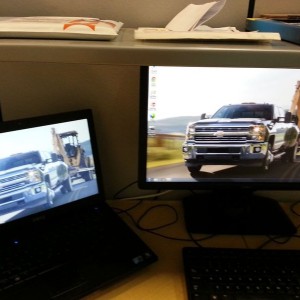 Damn Cheby lovin coworker changed my backgrounds 