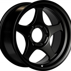 17" FN Wheels Five Star Matte Black