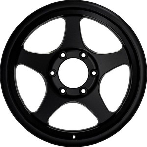 17" FN Wheels Five Star Matte Black