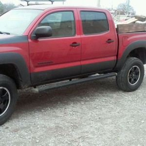 2 wheels done now, at least it looks good on one side