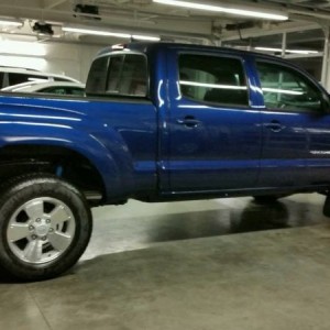 Picking it up at the dealer