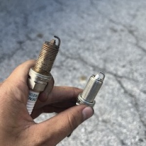 100k vs New Spark Plugs