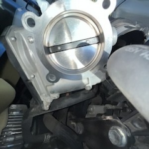 Throttle Body Cleaning Driver Side
