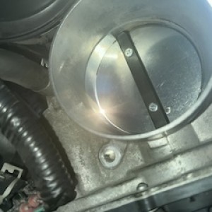 Throttle Body Cleaning Passenger Side