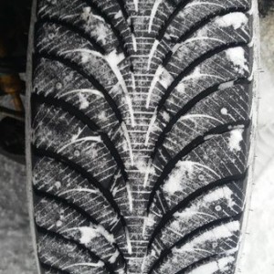 winter studded tires work great