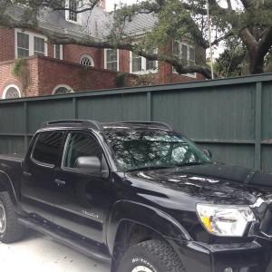 Factory roof rack installed 2