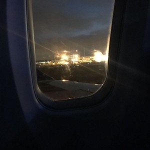 Thrust reverser issue has us stuck on the taxiway.
