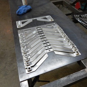 Hood scoop LED bar brackets by C4Fab
